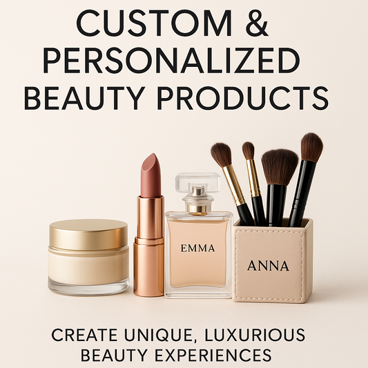 CUSTOM & PERSONALIZED BEAUTY PRODUCTS
