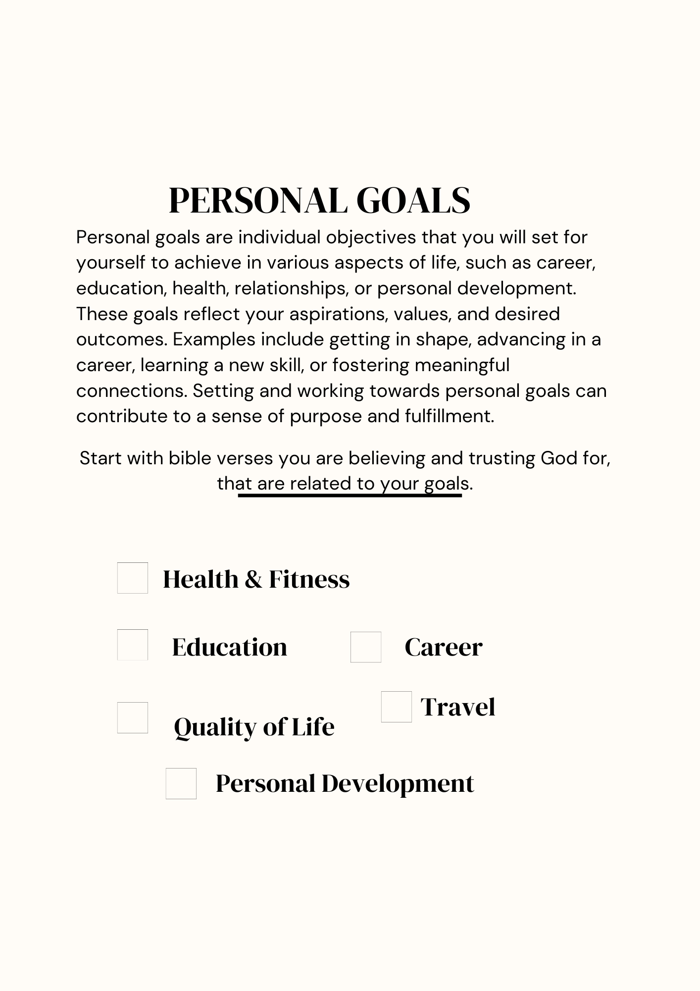 CHRISTIAN ANNUAL VISION PLANNER