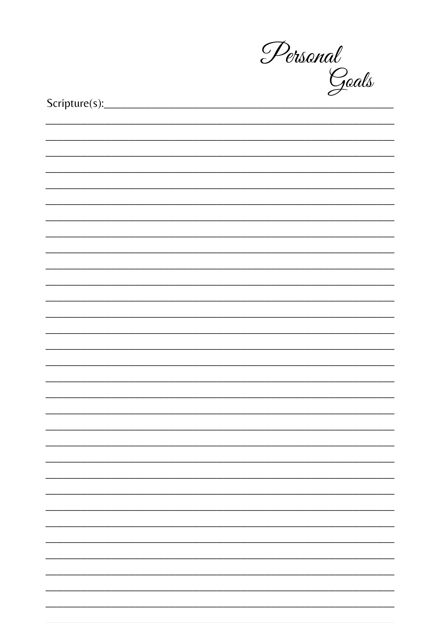 CHRISTIAN ANNUAL VISION PLANNER