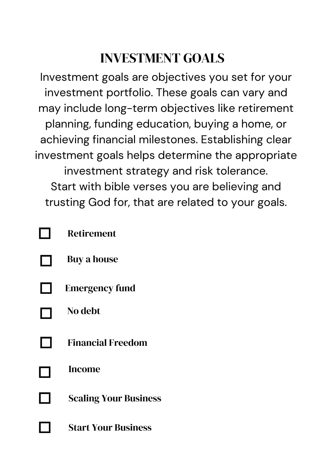 CHRISTIAN ANNUAL VISION PLANNER