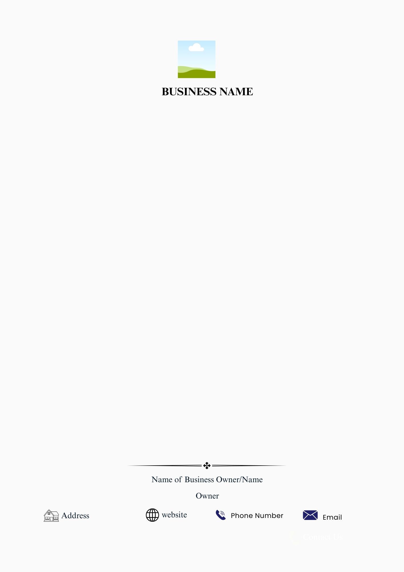 Professional Canva Business Letterhead – Customizable Letterhead Template for Entrepreneurs