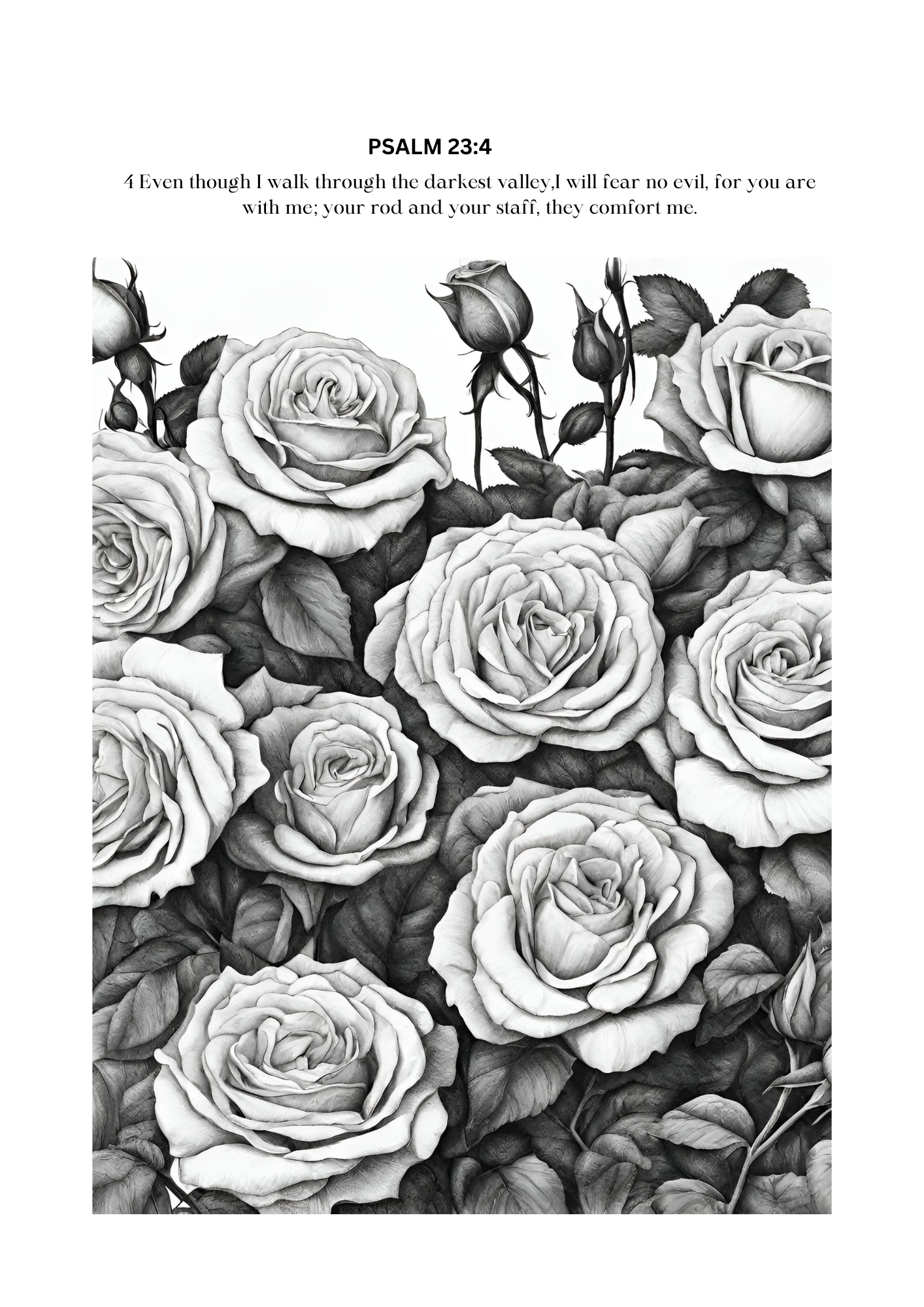 COLOR AND LEARN PSALM 23: A JOURNEY OF TRUST AND FAITH