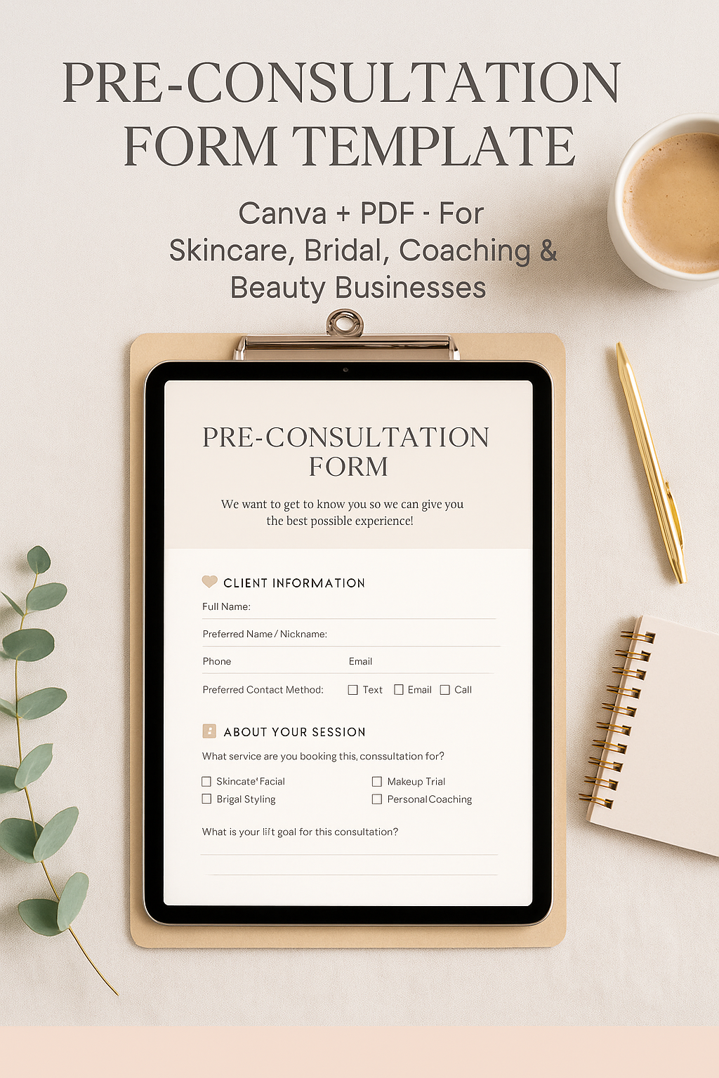 CONSULTATION FORM TEMPLATE