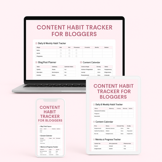CONTENT HABIT TRACKER FOR BLOGGERS