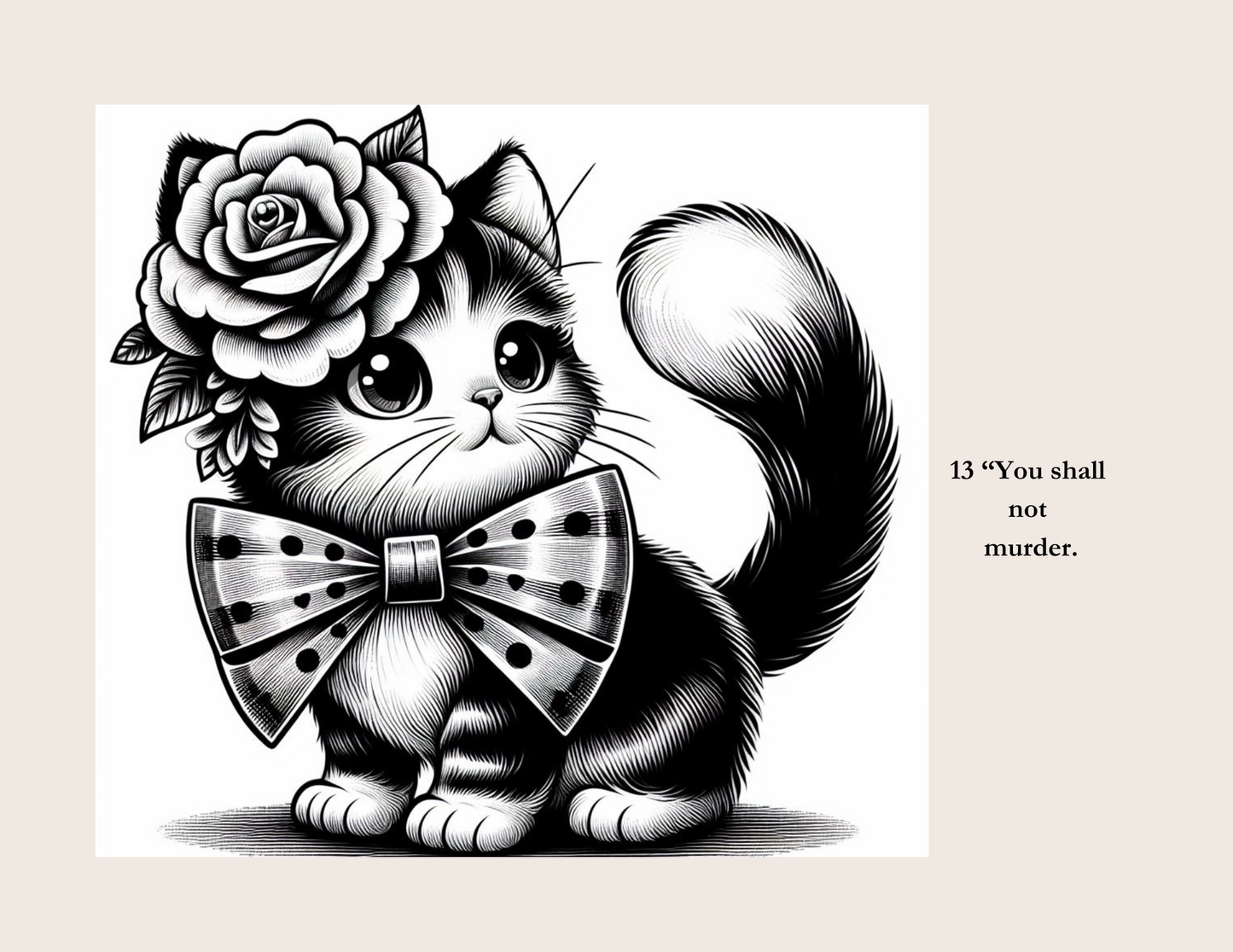 COLOR FOR JESUS: THE TEN COMMANDMENT- CAT