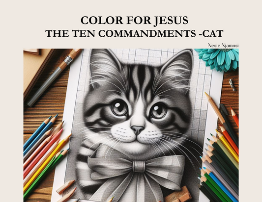COLOR FOR JESUS: THE TEN COMMANDMENT- CAT