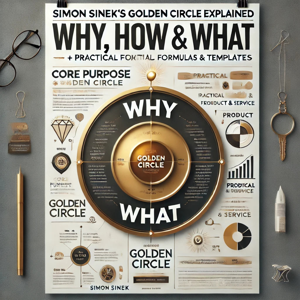 SIMON SINEK’S GOLDEN CIRCLE EXPLAINED: WHY, HOW & WHAT + PRACTICAL FORMULAS & TEMPLATES