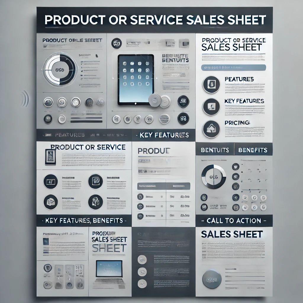 PRODUCT OR SERVICE SALES SHEET