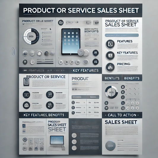 PRODUCT OR SERVICE SALES SHEET