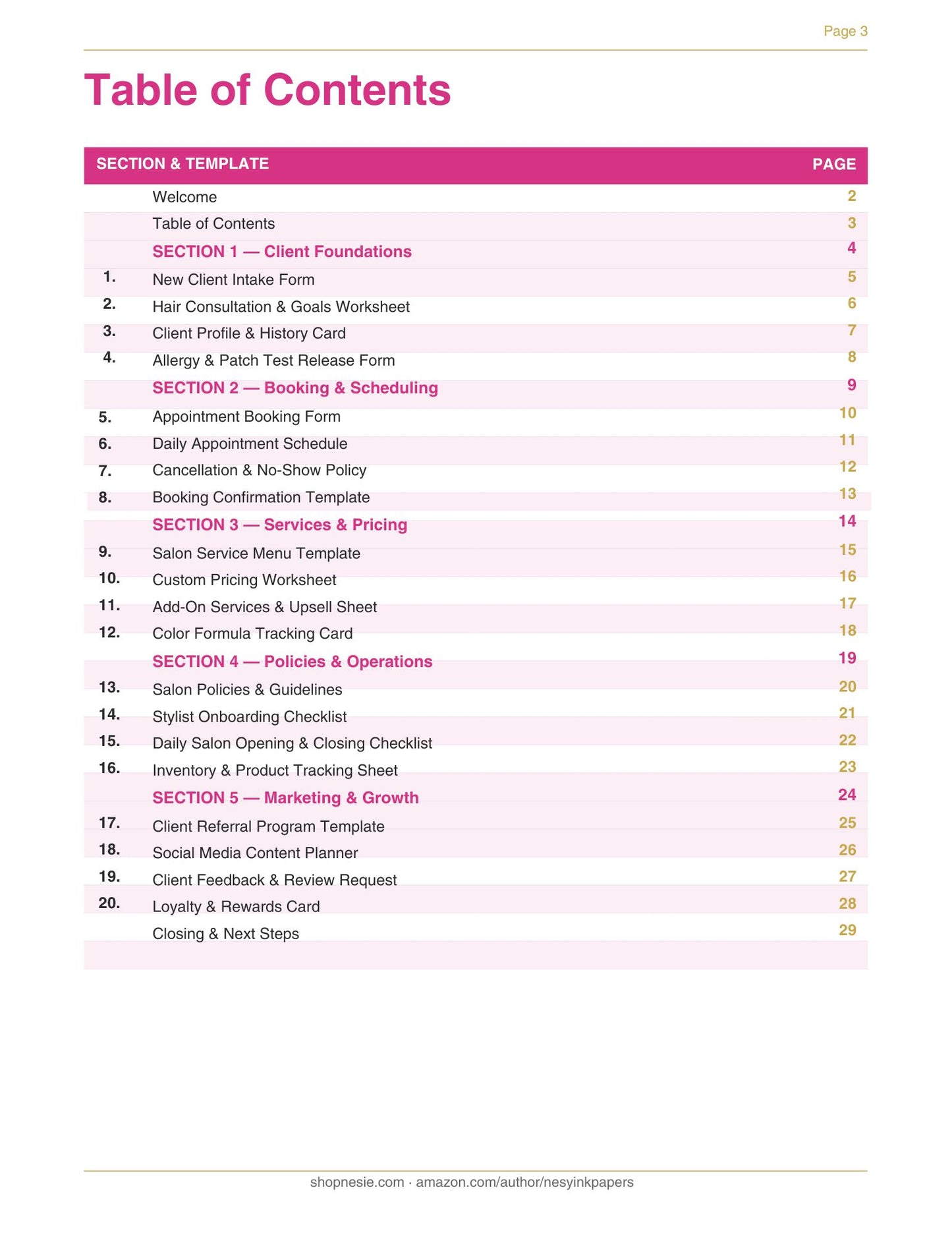 Hair Salon Business Bundle Kit | 20 Editable Canva Templates for Salon Owners & Stylists | Client Intake, Pricing Menu, Policies, Booking, Marketing & More | Premium Edition