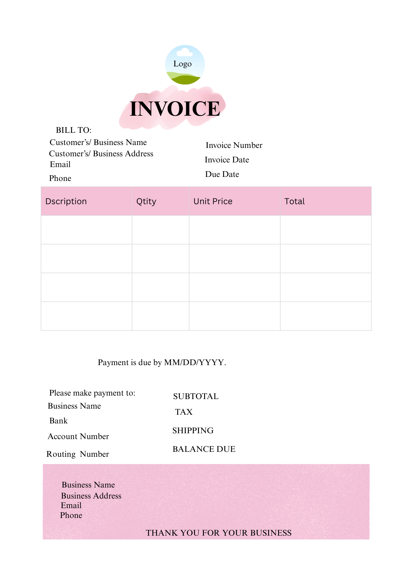 INVOICE 5
