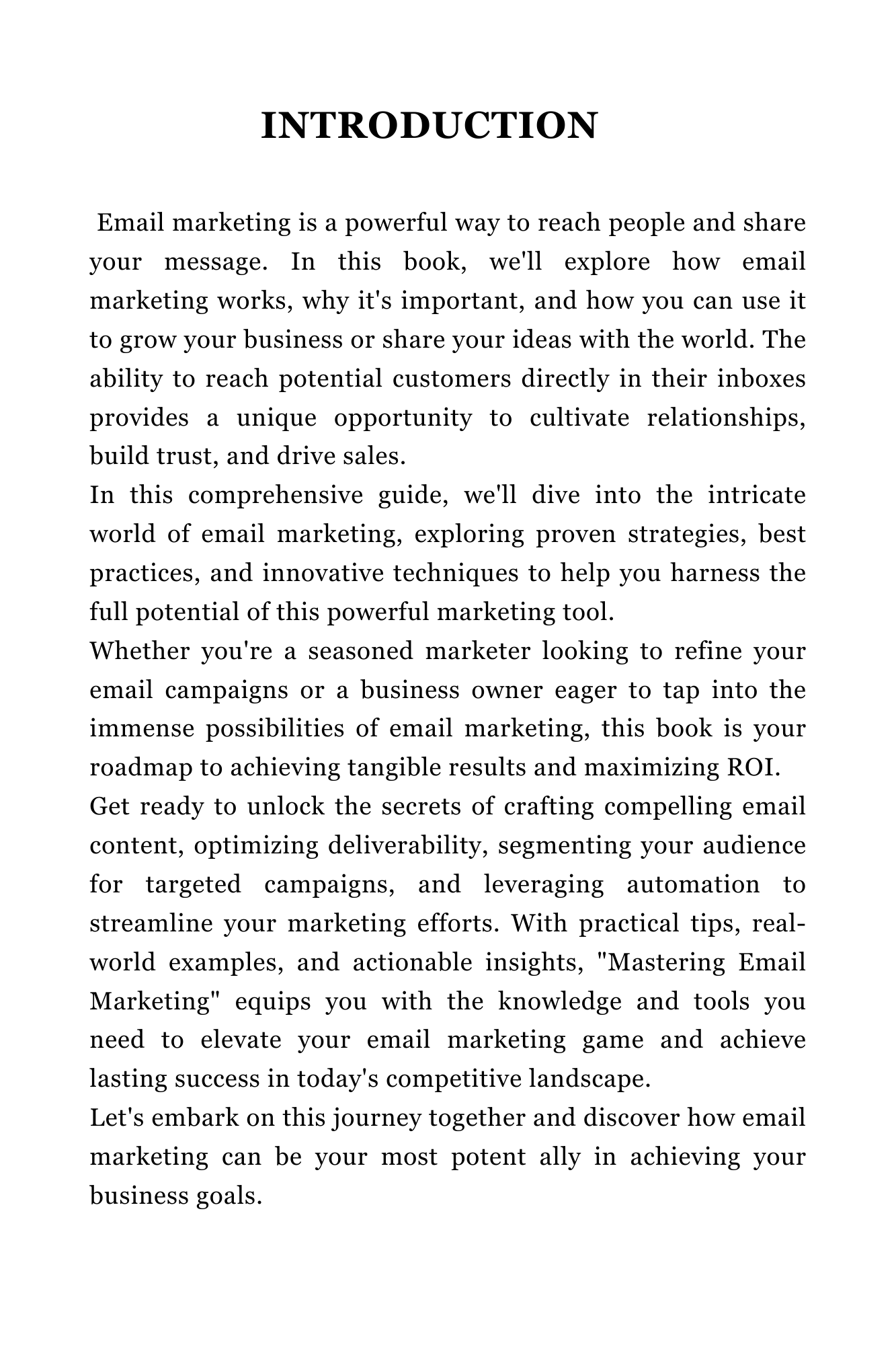 Mastering Email Marketing