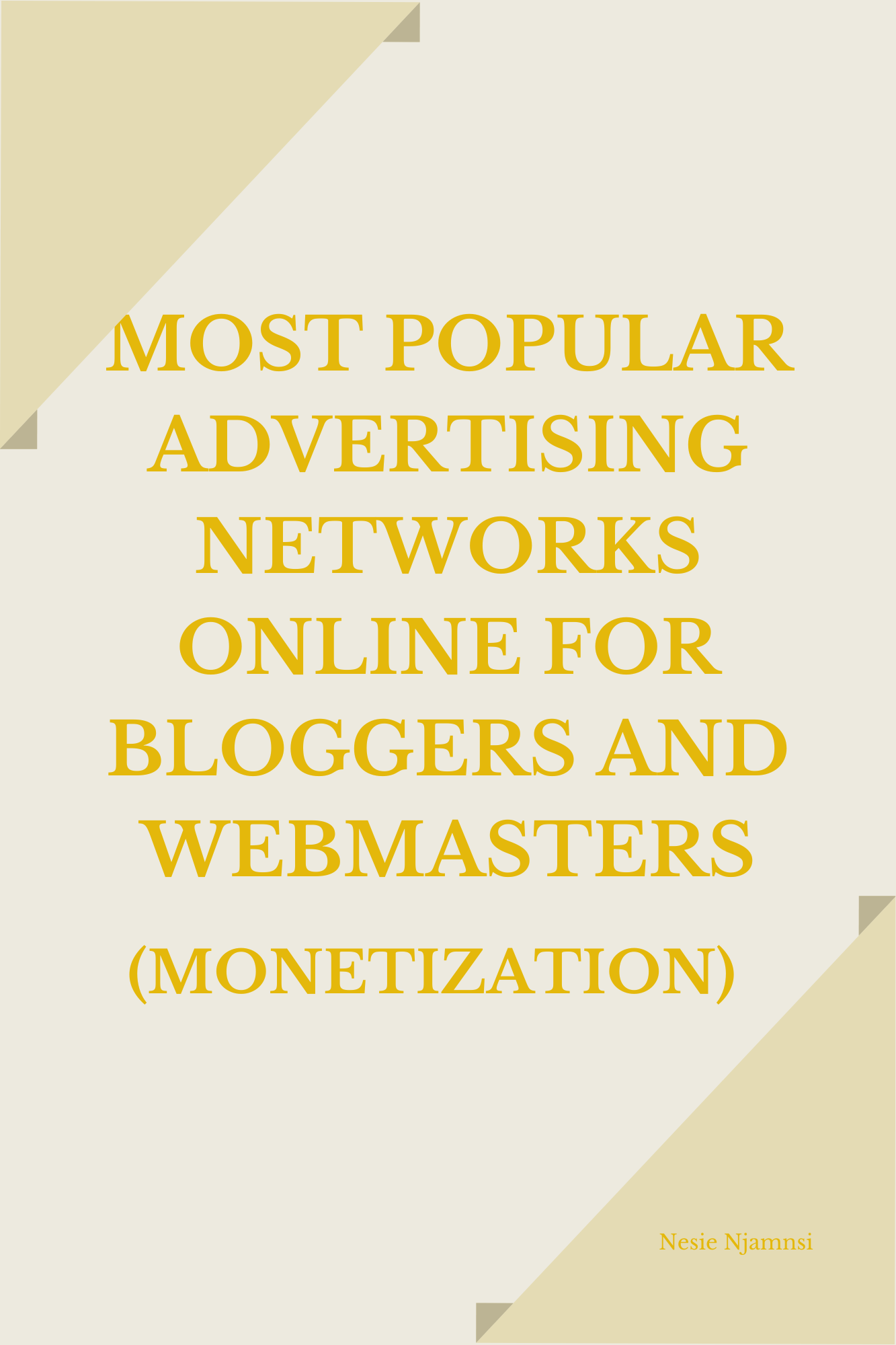 MOST POPULAR ADVERTISING NETWORKS ONLINE FOR BLOGGERS AND WEBMASTERS