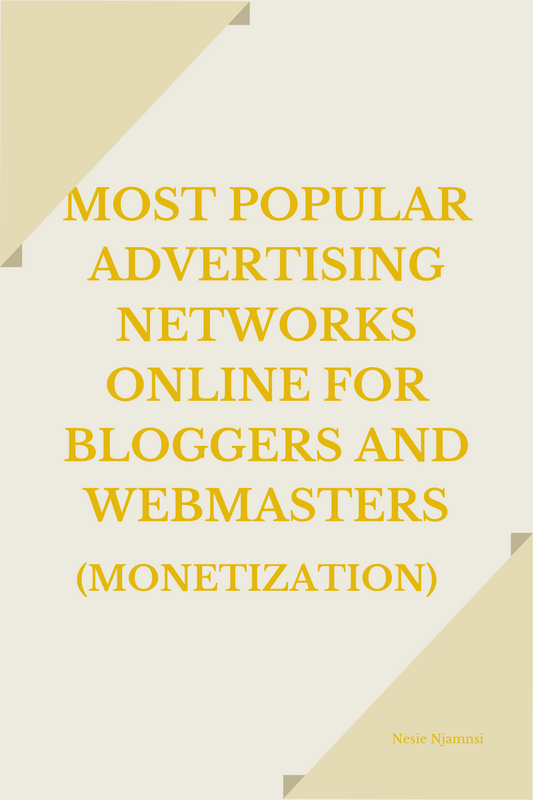 MOST POPULAR ADVERTISING NETWORKS ONLINE FOR BLOGGERS AND WEBMASTERS