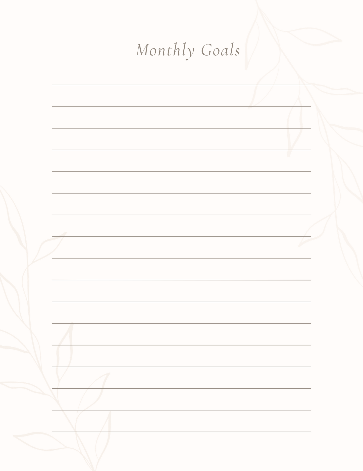 MONTHLY PLANNER FOR CHRISTIAN ENTREPRENEURS