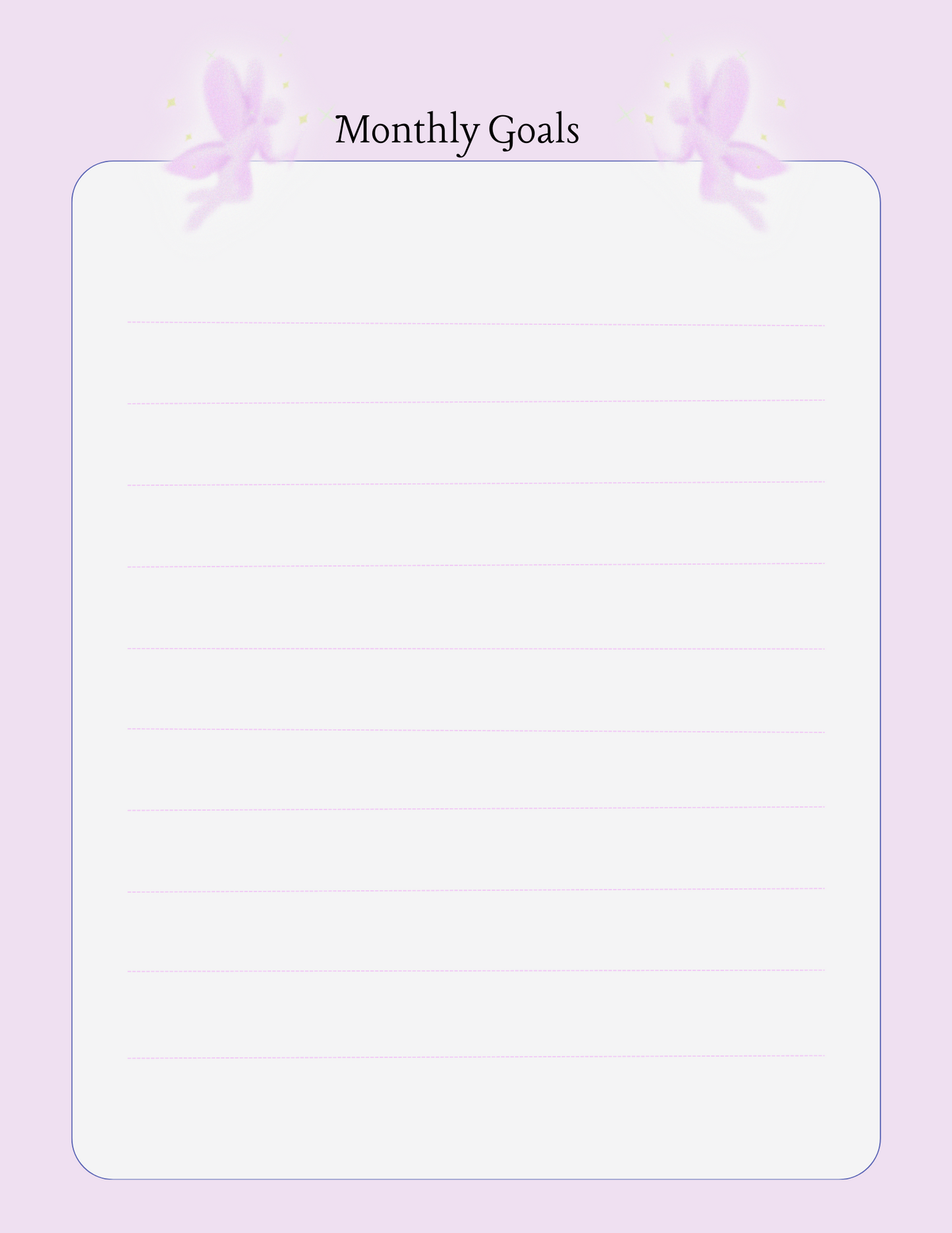 MONTHLY PLANNER FOR CHRISTIANS