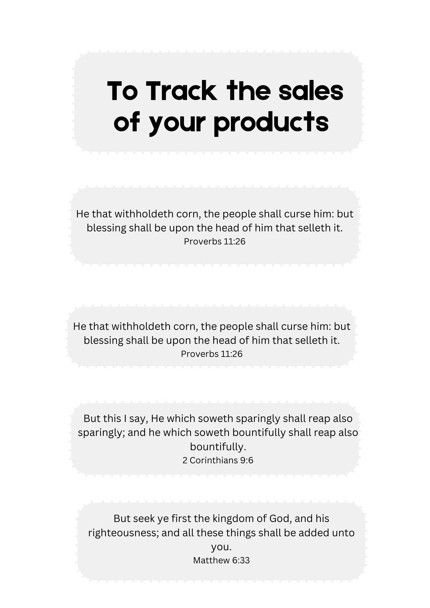 PRODUCT SALE TRACKER
