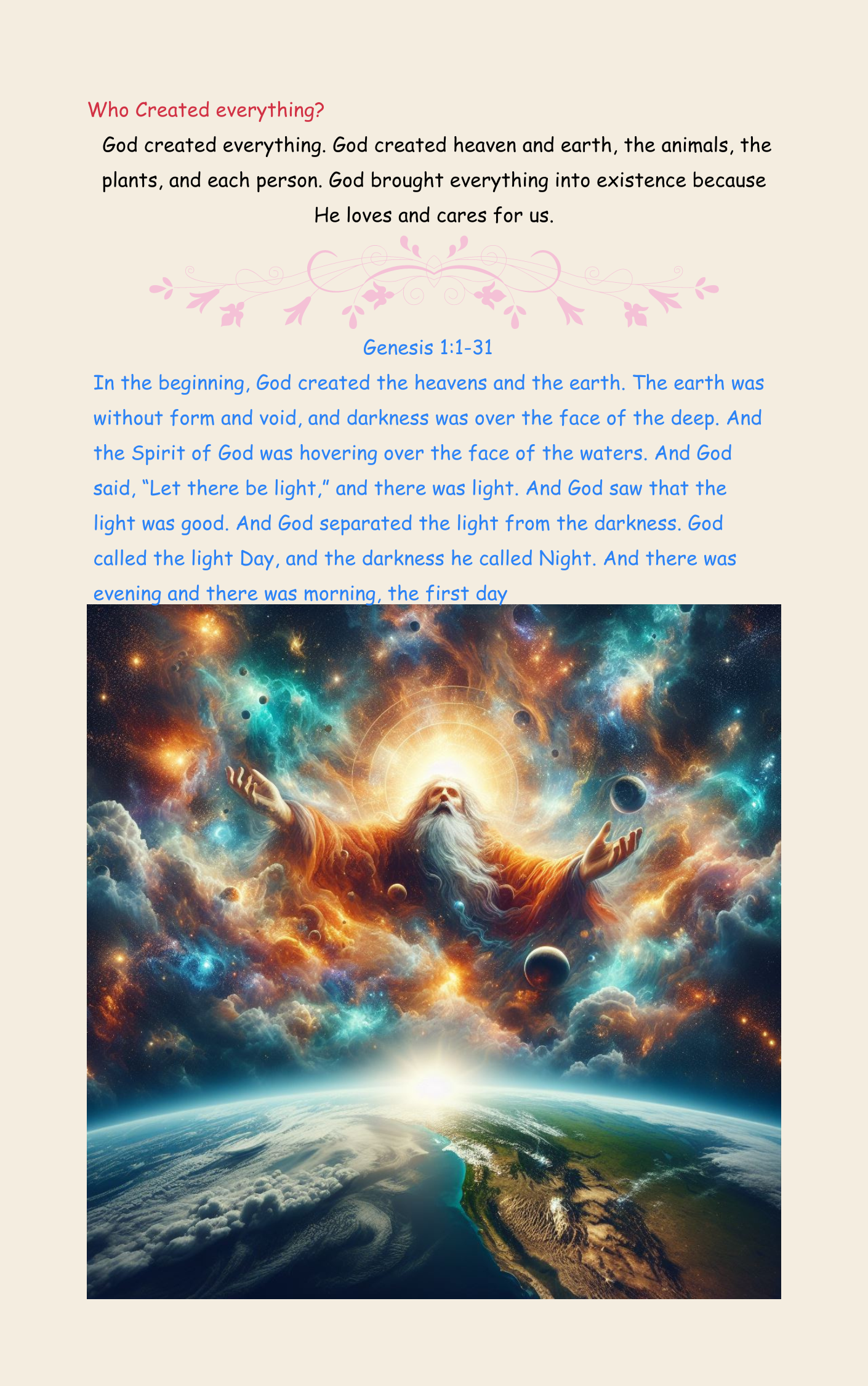 Q & A CHRISTIAN CHILDREN BOOK ON ALMIGHTY GOD