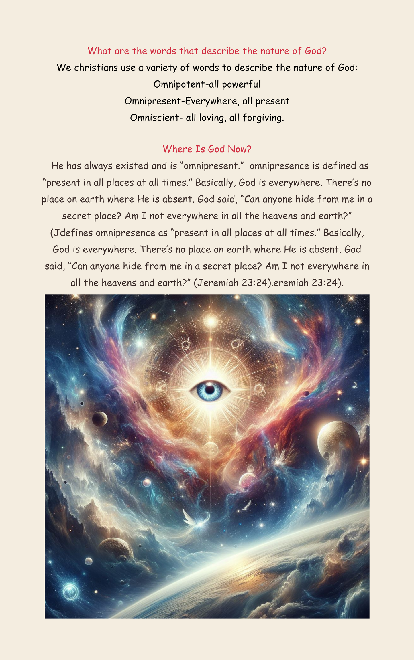 Q & A CHRISTIAN CHILDREN BOOK ON ALMIGHTY GOD