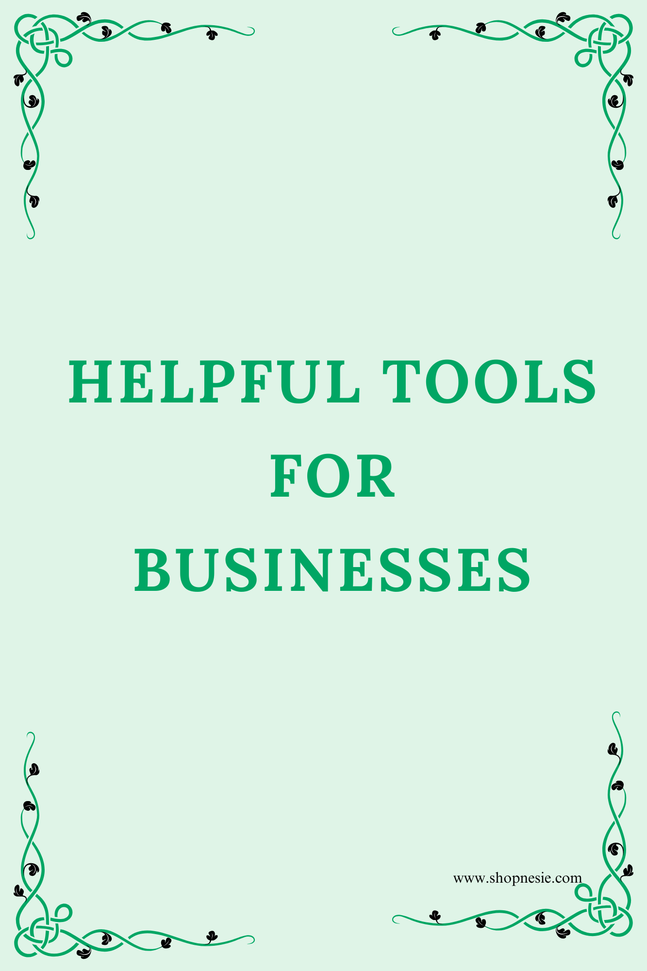 Helpful Tools For Small Businesses