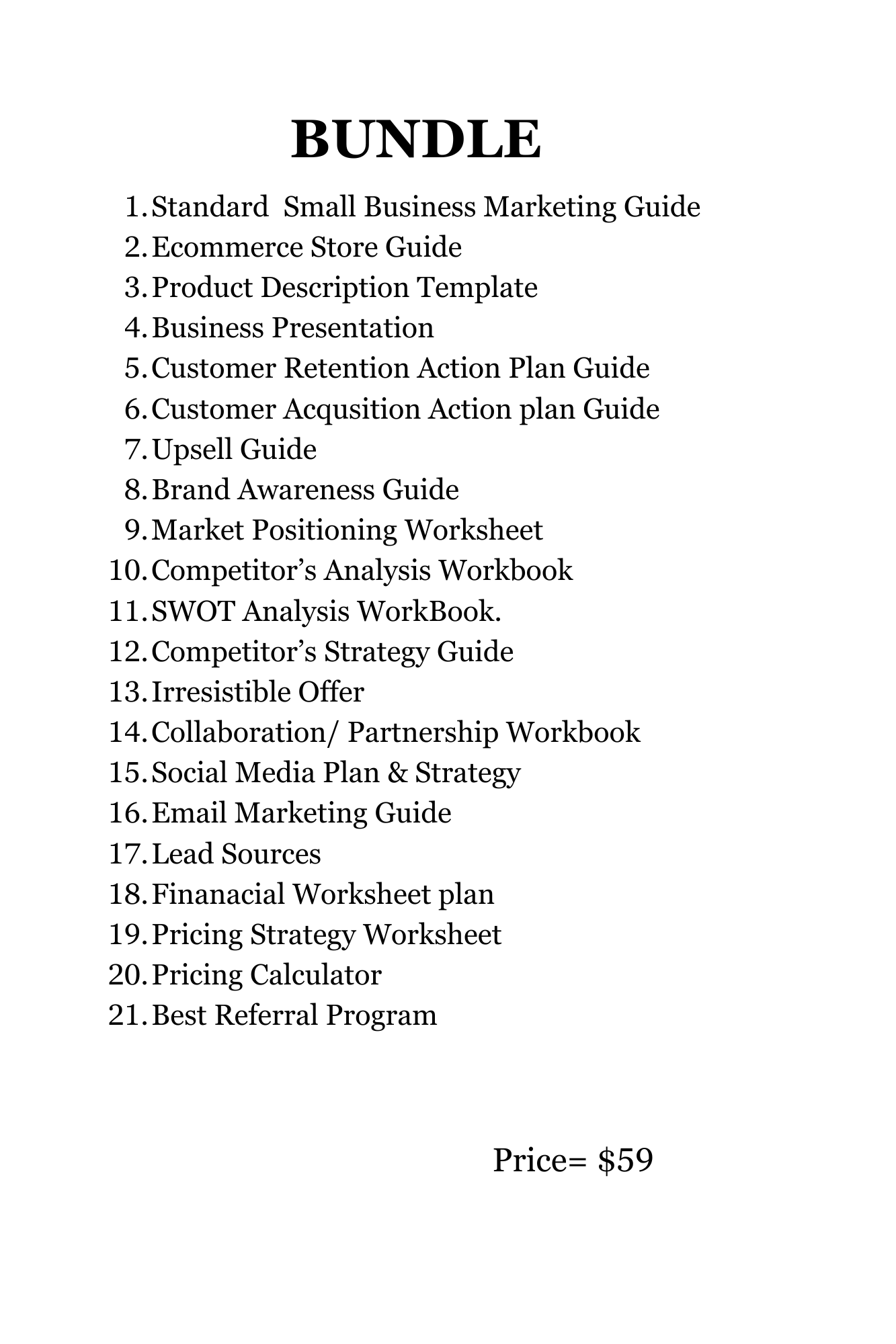 ULTIMATE MARKETING BUNDLE FOR PRODUCT BASE SMALL BUSINESSES