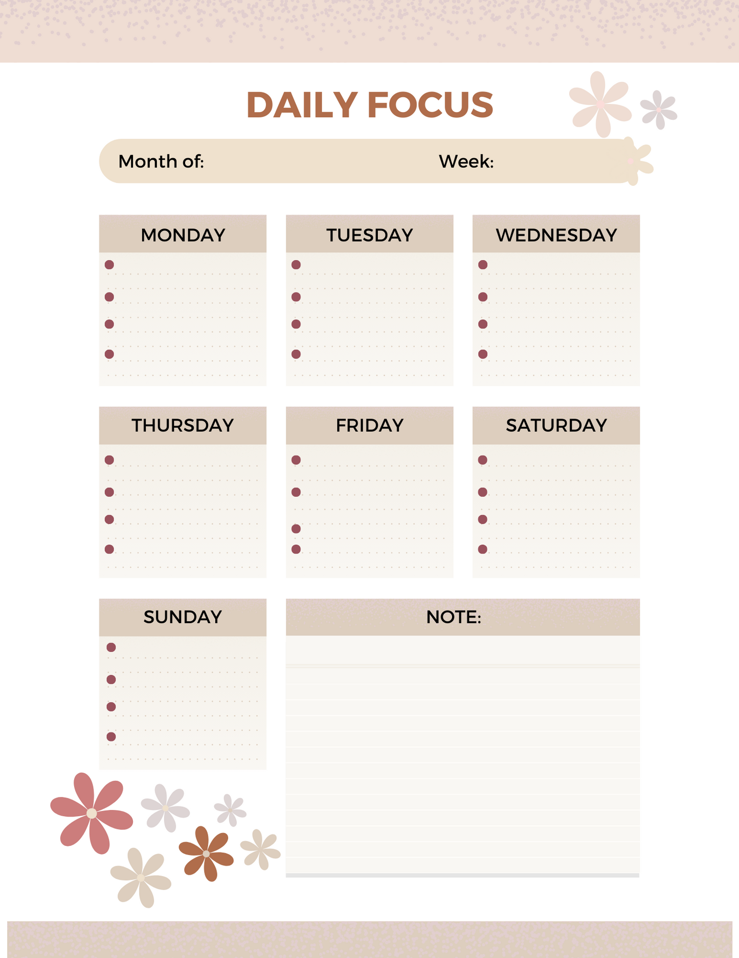 SCRIPTED WEEKLY PLANNER FOR CHRISTIAN ENTREPRENEURS