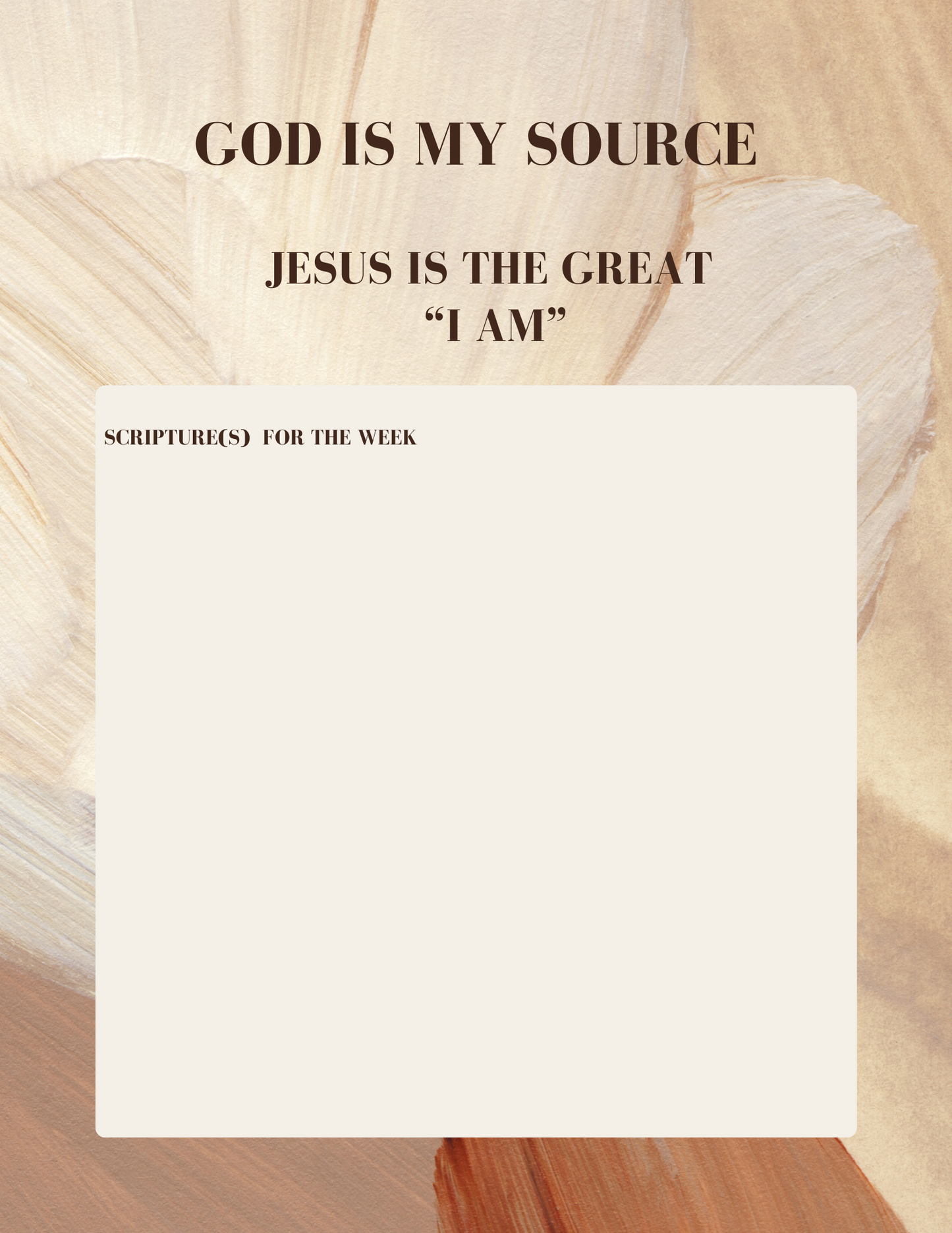 SCRIPTED WEEKLY PLANNER FOR CHRISTIAN ENTREPRENEURS