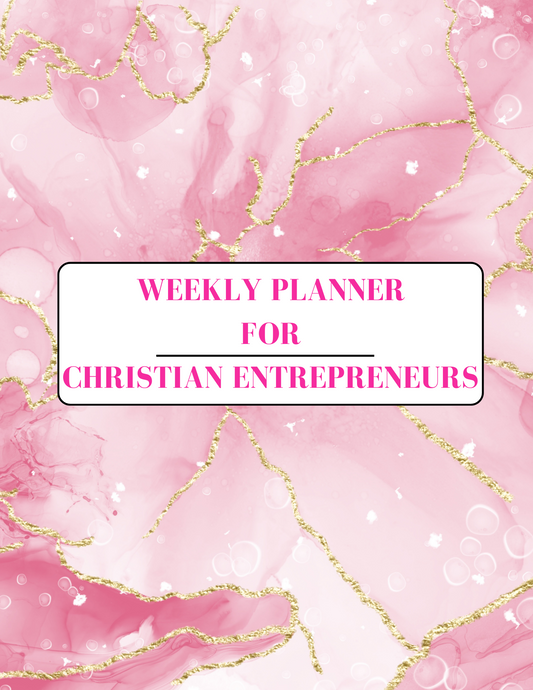 WEEKLY PLANNER FOR CHRISTIANS