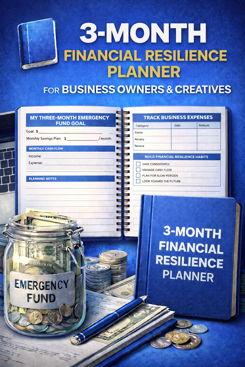 3-Month Financial Resilience Planner for Business Owners and Creatives