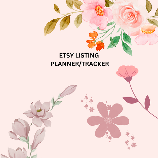 ETSY PLANNER/ TRACKER