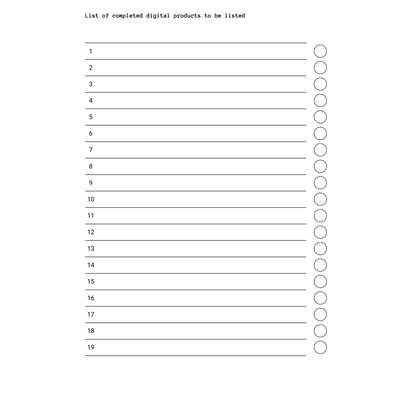 ETSY PLANNER/ TRACKER