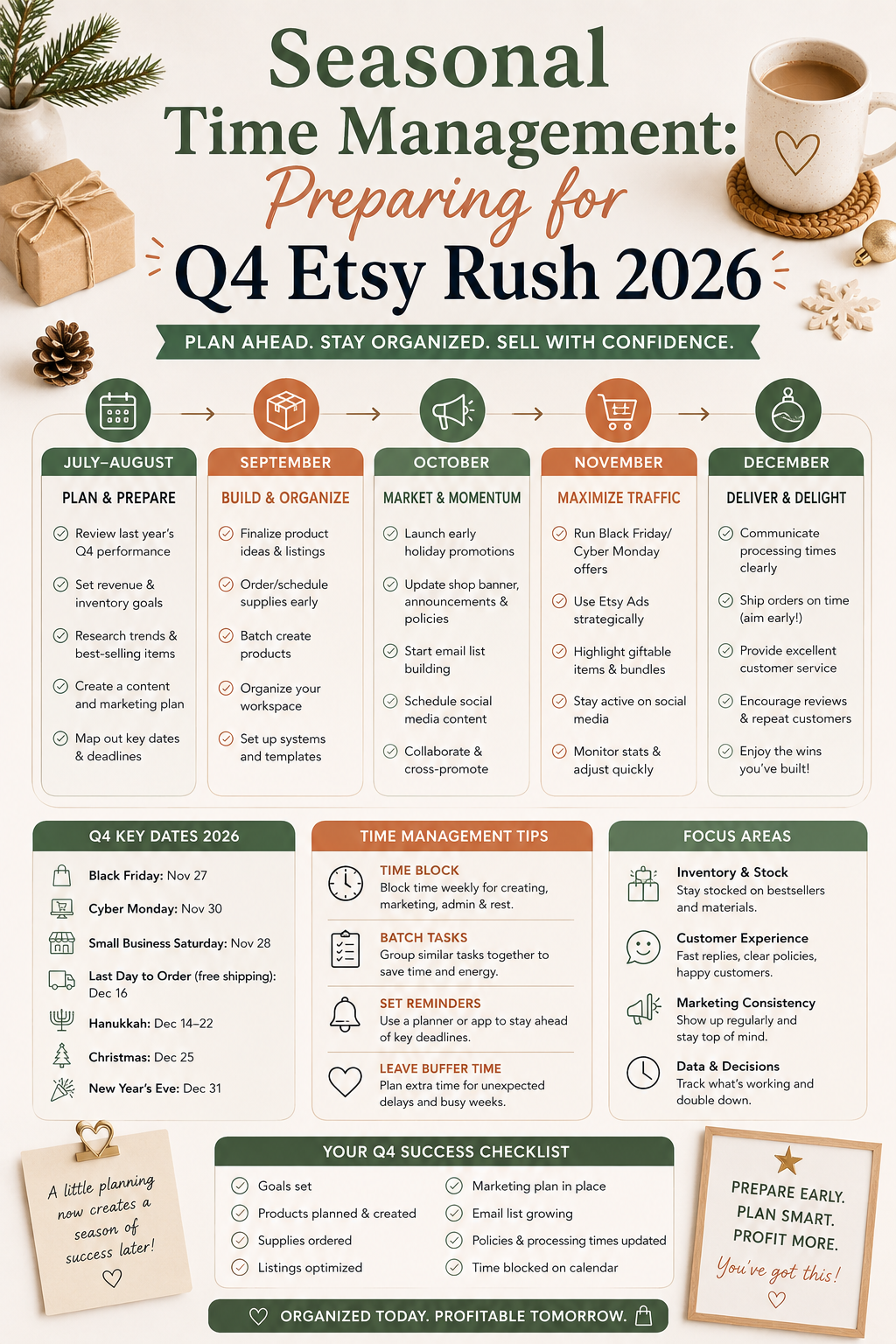 Seasonal Time Management: Preparing for Q4 Etsy Rush 2026