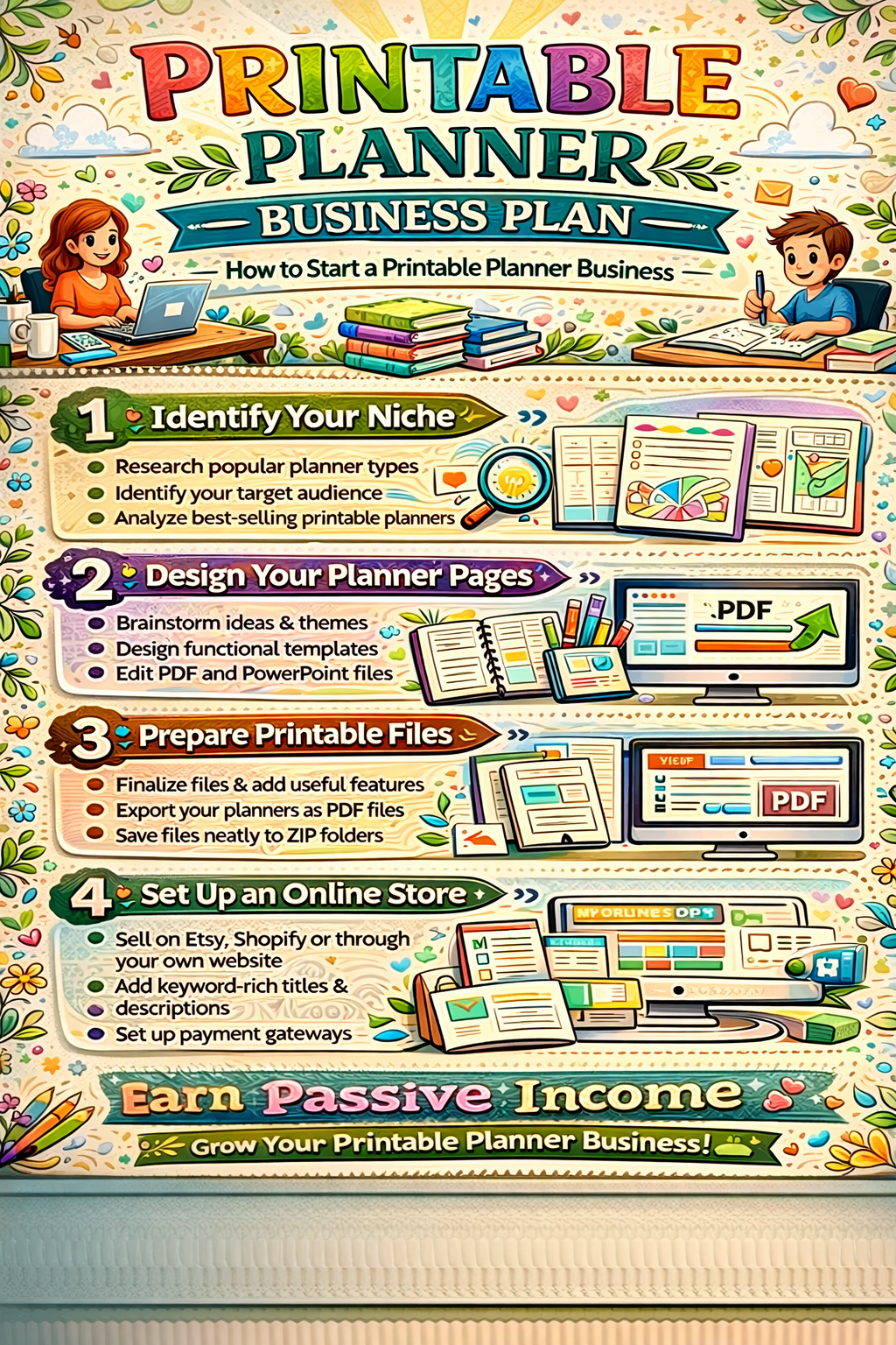 Printable Planner Business Plan — How to Start a Printable Planner Business