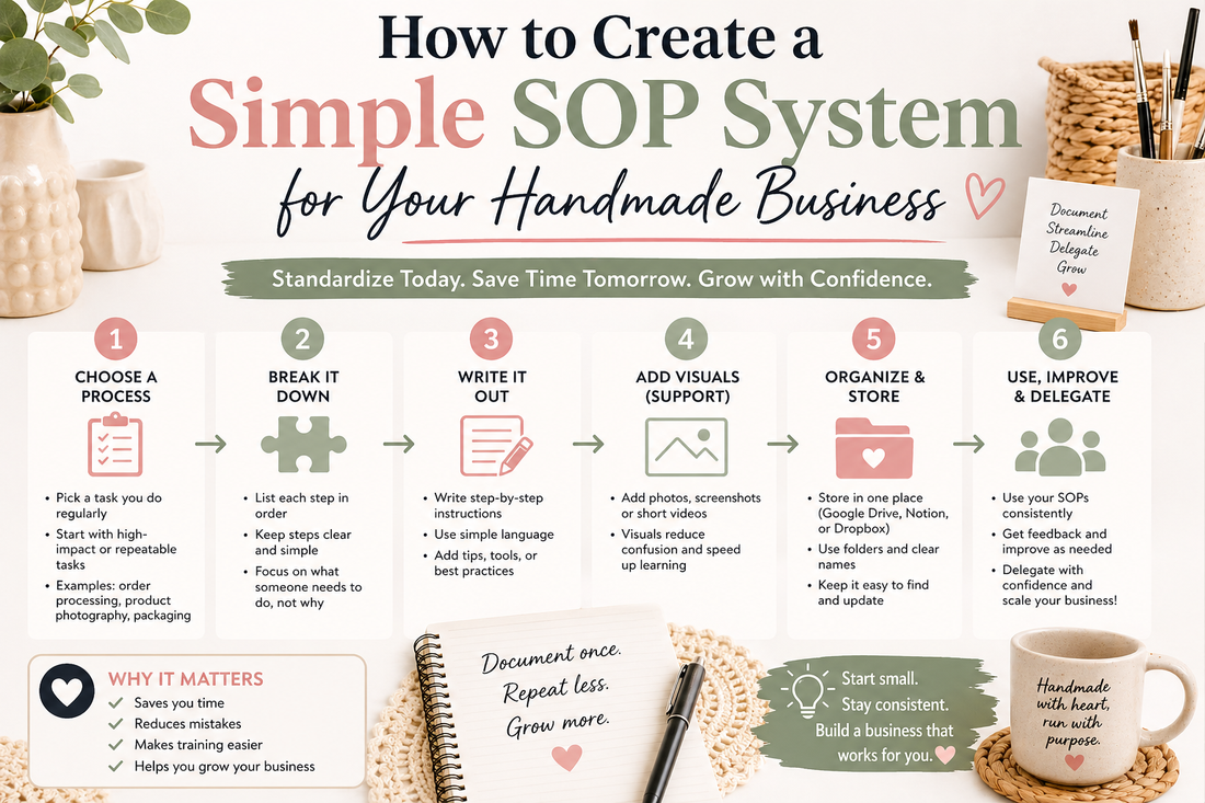 How to Create a Simple SOP System for Your Handmade Business