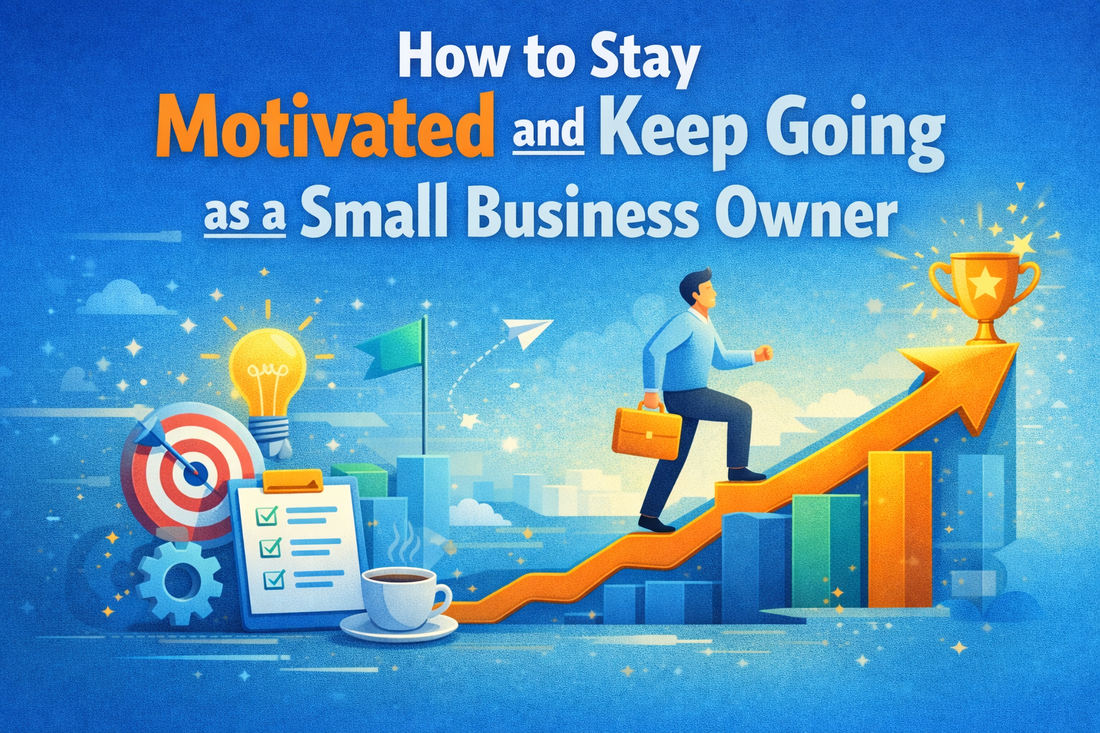 How to Stay Motivated and Keep Going as a Small Business Owner