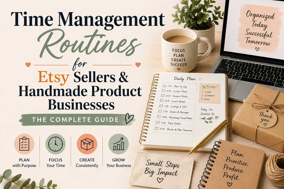 Time Management Routines for Etsy Sellers & Handmade Product Businesses