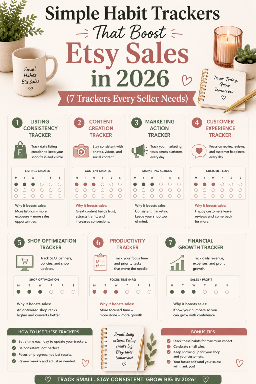 Simple Habit Trackers That Boost Etsy Sales in 2026 (7 Trackers Every Seller Needs)