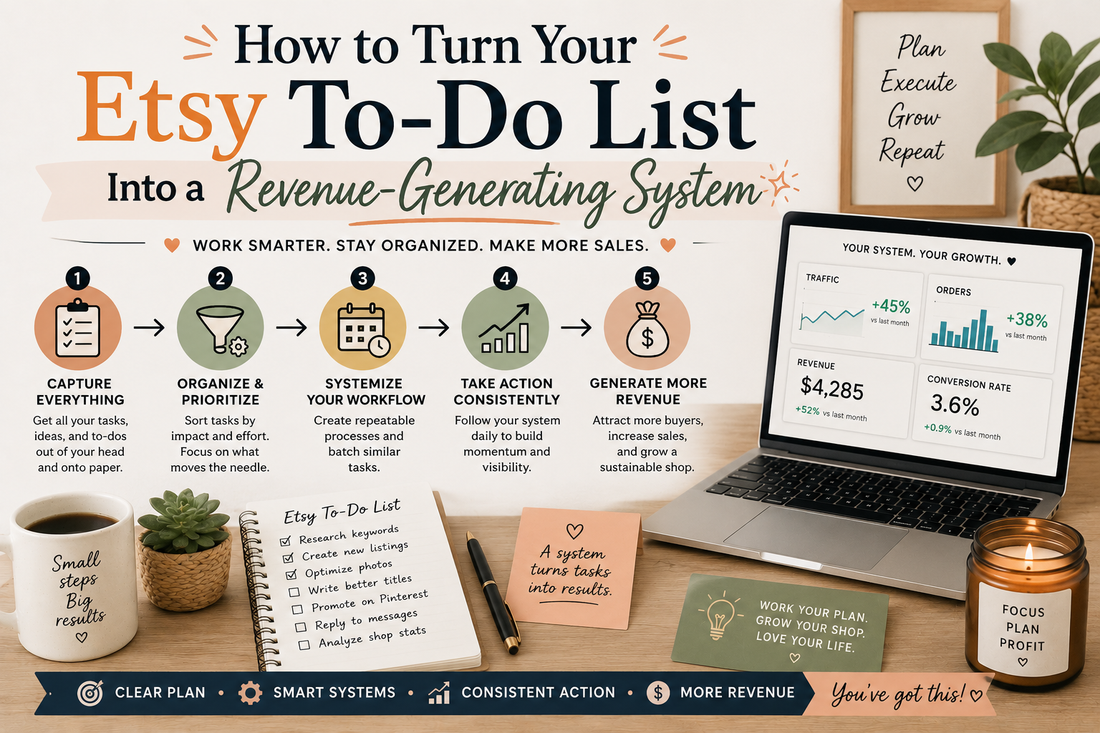 How to Turn Your Etsy To-Do List Into a Revenue-Generating System