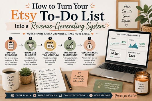 How to Turn Your Etsy To-Do List Into a Revenue-Generating System