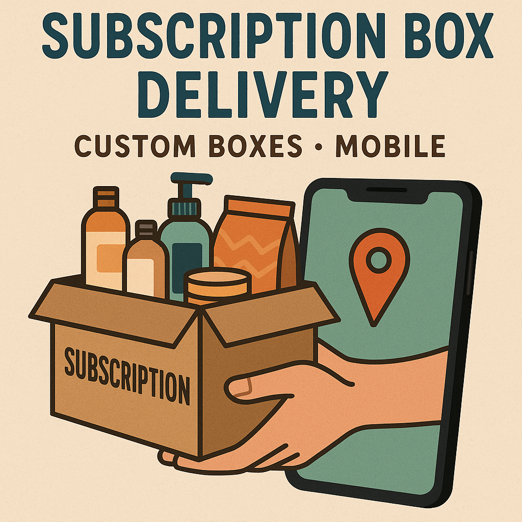 SUBSCRIPTION BOX DELIVERY (CUSTOM BOXES-MOBILE)
