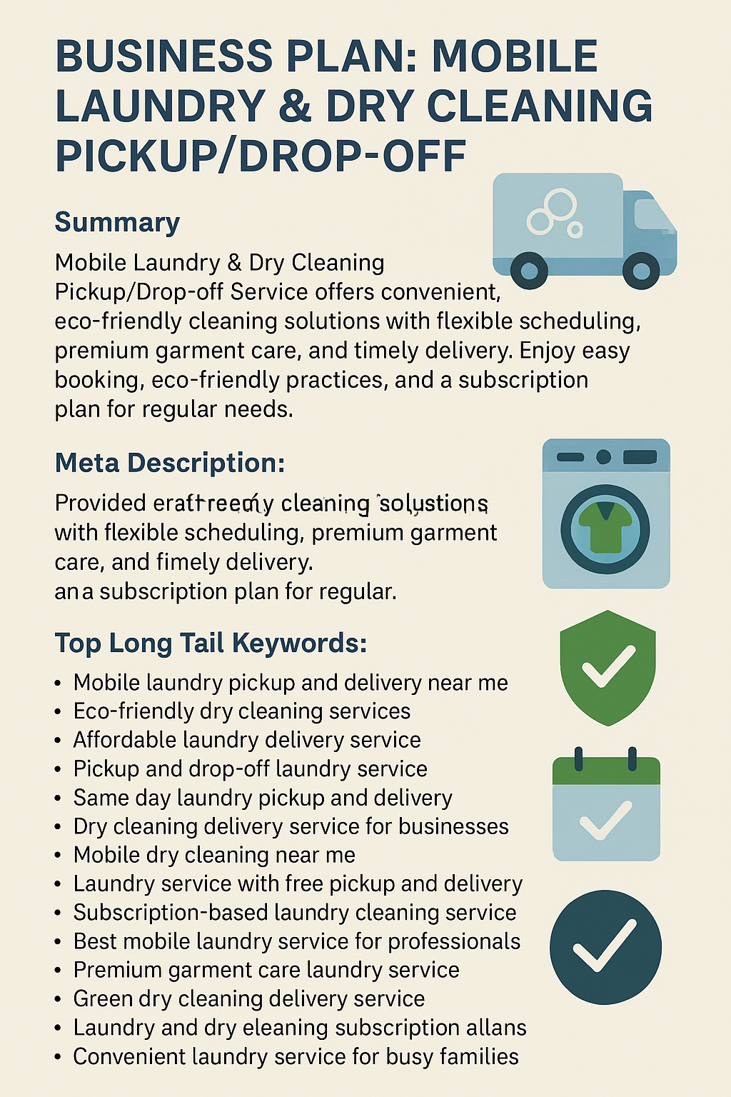 LAUNDRY & DRY CLEANING PICKUP/DROP-OFF (MOBILE)