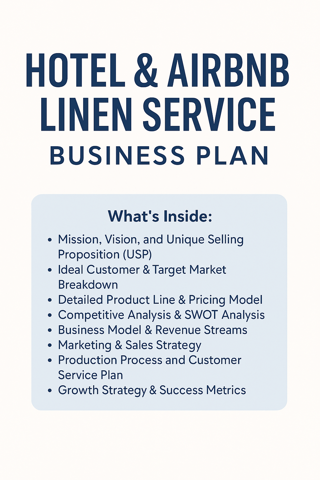 HOTEL & AIRBNB LINEN SERVICE