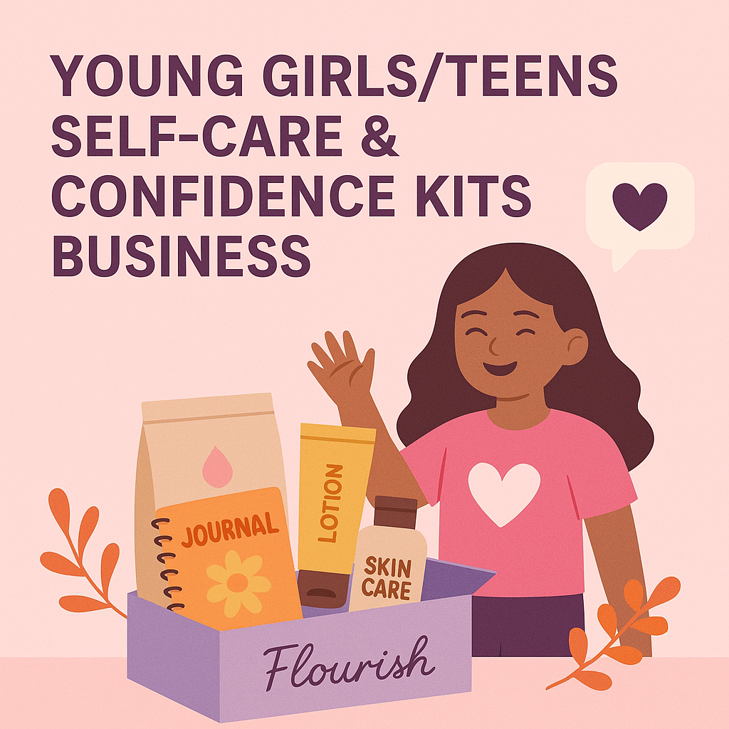 YOUNG GIRLS/TEENS SELF-CARE & CONFIDENCE KITS BUSINESS