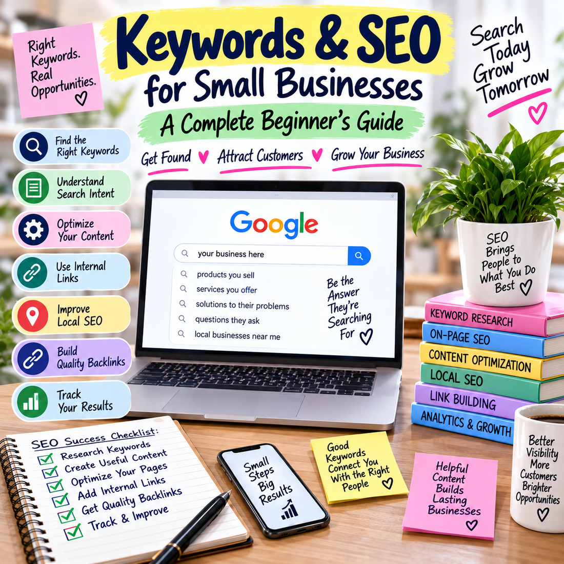 Keywords & SEO for Small Businesses: A Complete Beginner’s Guide