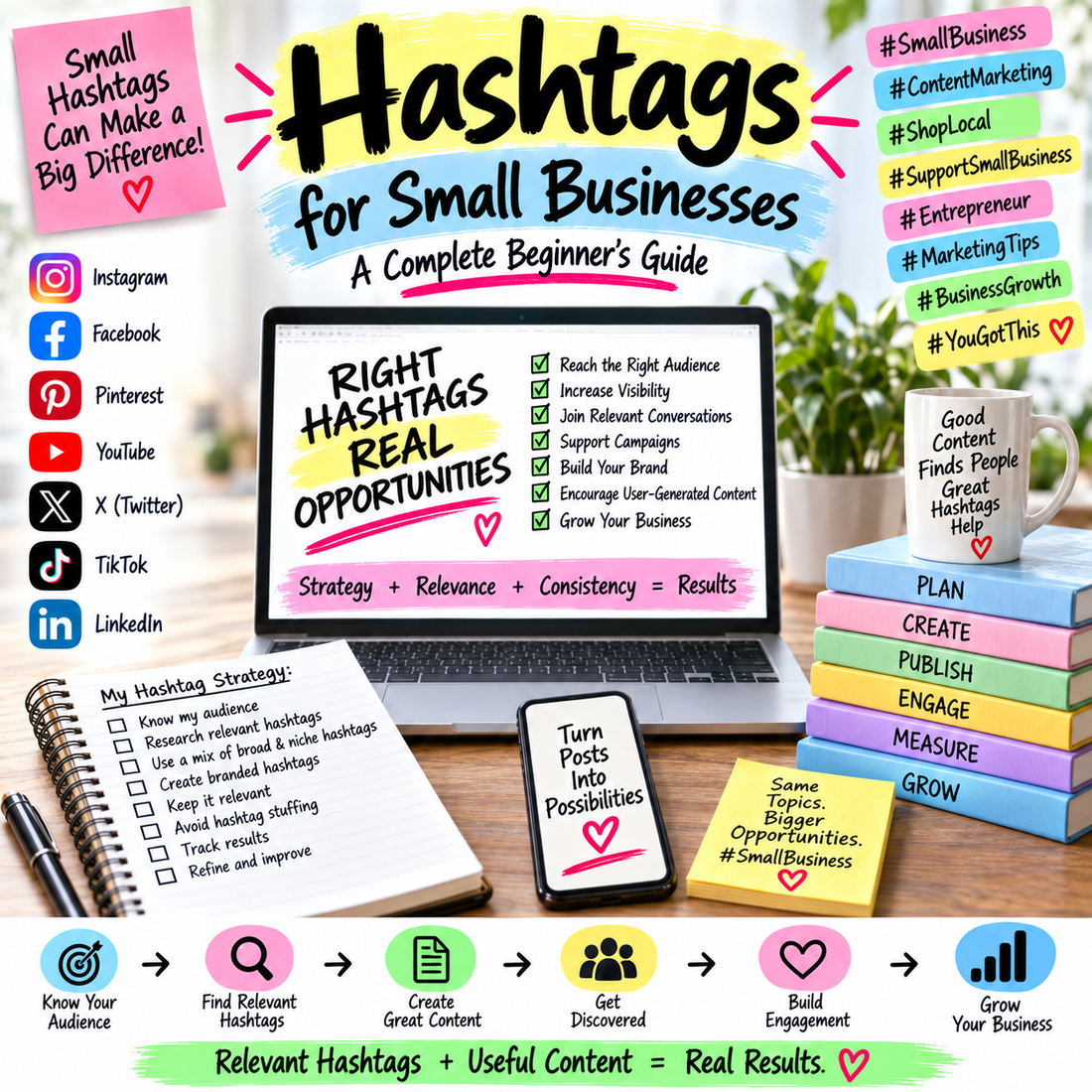 Hashtags for Small Businesses: A Complete Beginner’s Guide