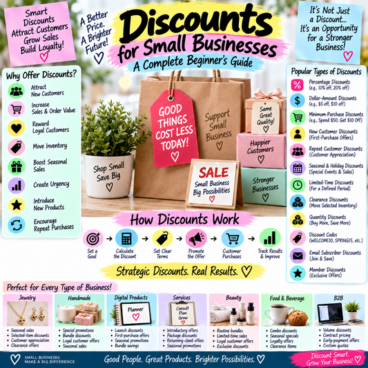 Discounts for Small Businesses: A Complete Beginner’s Guide