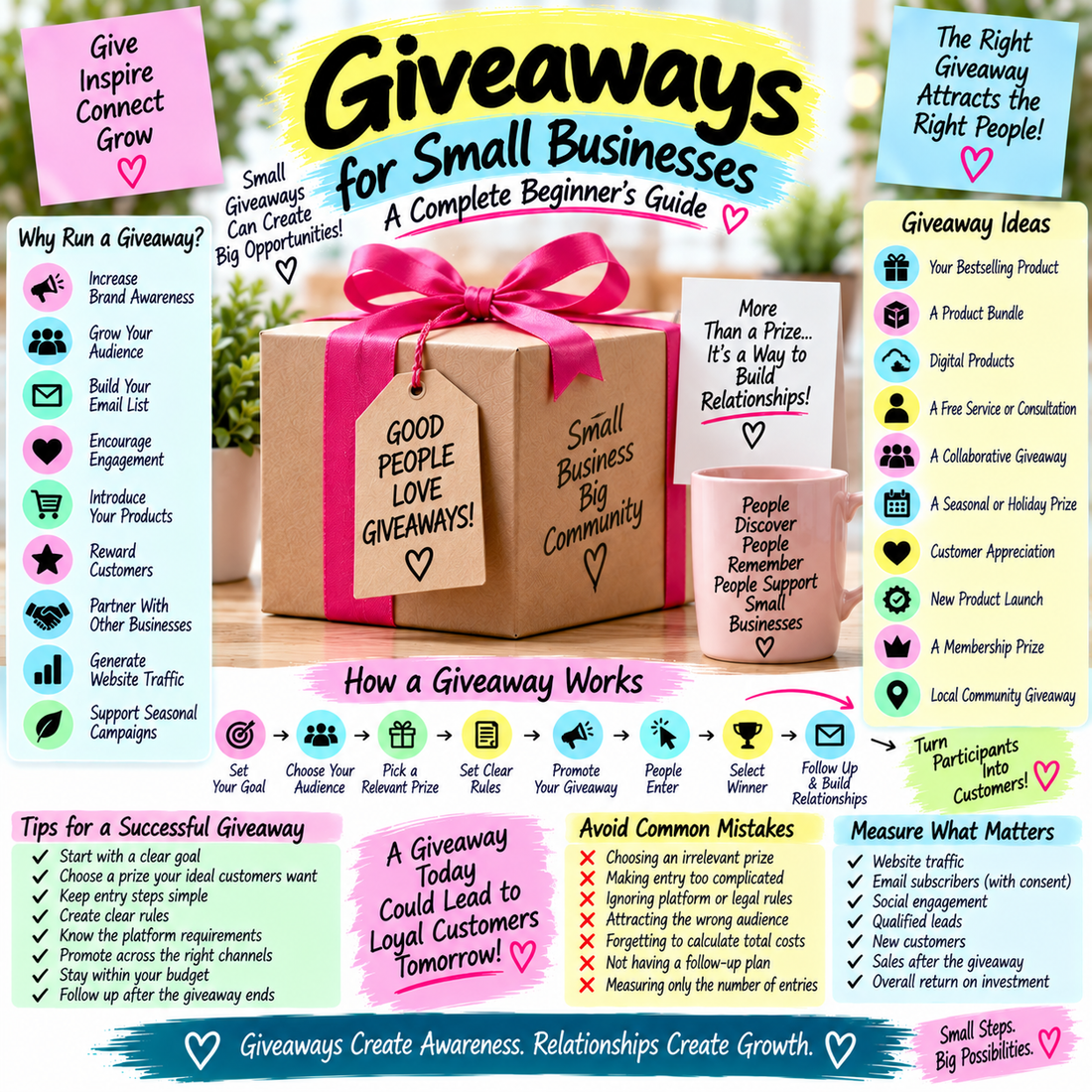 Giveaways for Small Businesses: A Complete Beginner’s Guide