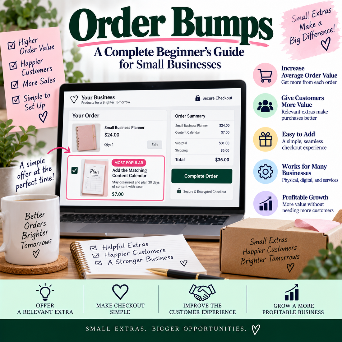 Order Bumps for Small Businesses: A Complete Beginner’s Guide