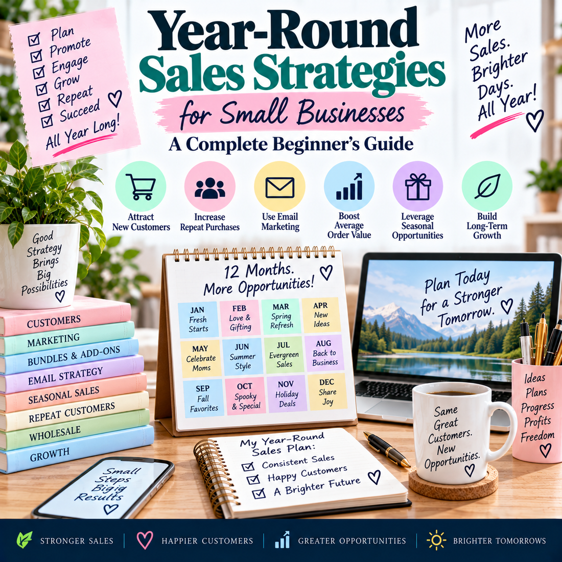 Year-Round Sales Strategies for Small Businesses: A Complete Beginner’s Guide