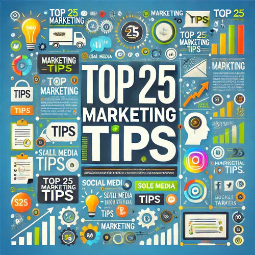 TOP 25 MARKETING TIPS